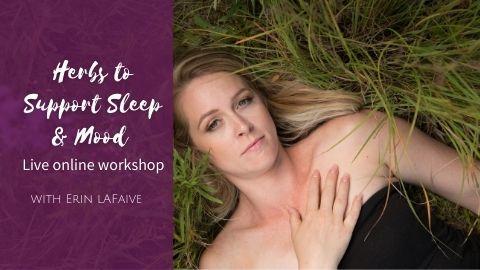 herbs to support sleep and mood workshop